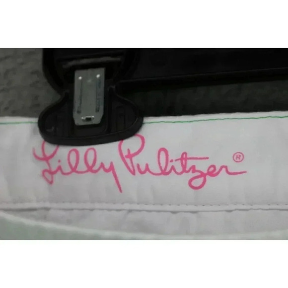 Lilly Pulitzer Women's White Scalloped Buttercup Shorts-Size 0-Pockets - Picture 4 of 10